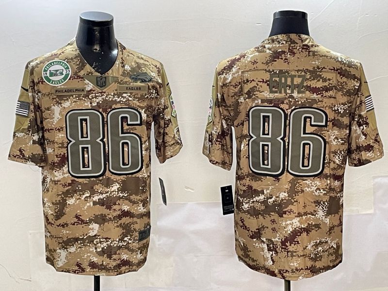 Men Philadelphia Eagles #86 Ertz Camo 2025 Nike Salute to Service Limited NFL Jersey style 2122->philadelphia eagles->NFL Jersey